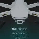 2 akkuval és táskával! Eachine EX5 5G WIFI 1KM, GPS + 4K HD Camera, 30mins Flight Time 229g RTF