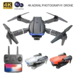 Táskával! E99 Drón, játék 4K HD kamera WiFi FPV magasságtartással, Összecsukható kivitel
