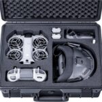 DJI Neo 2 full szetthez való keményfedeles koffer hordozótáska, szemüveg hellyel – 2. kép